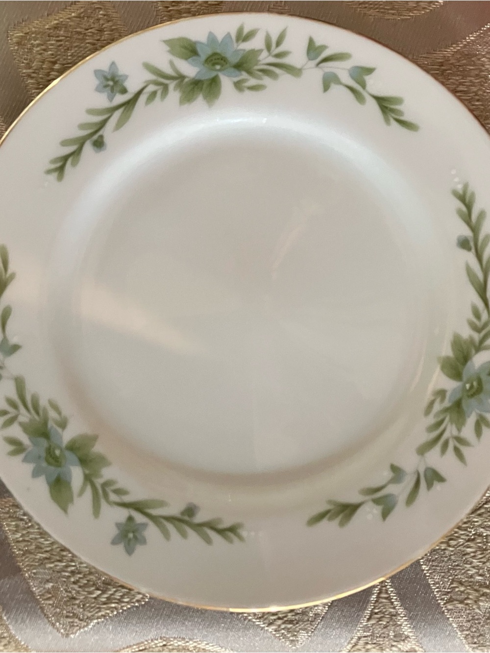 Vintage Garlands of Glory Floral Saucer